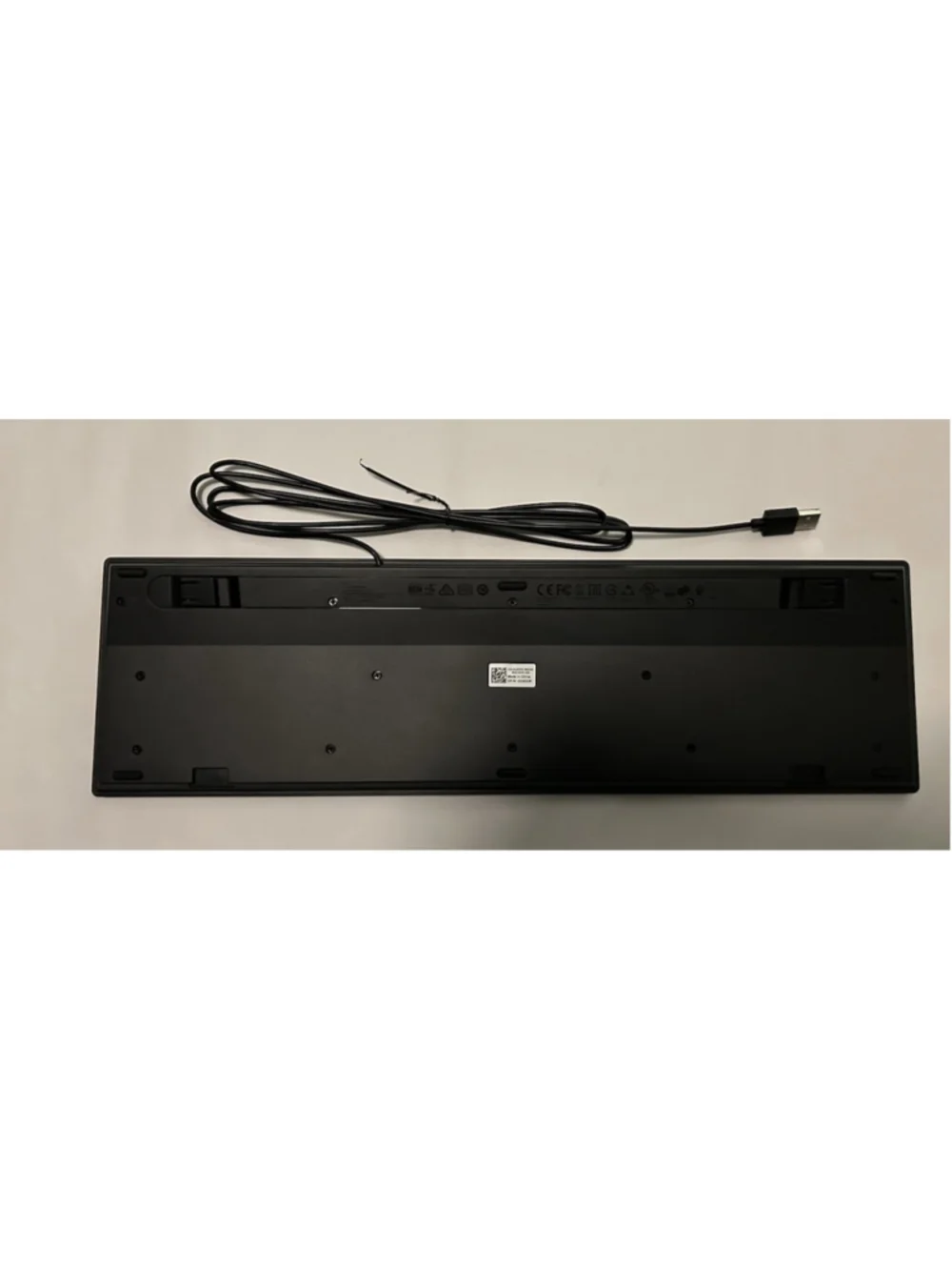 Dell Keyboard Model KB216d Wired Black Number Pad on Side of Keyboard